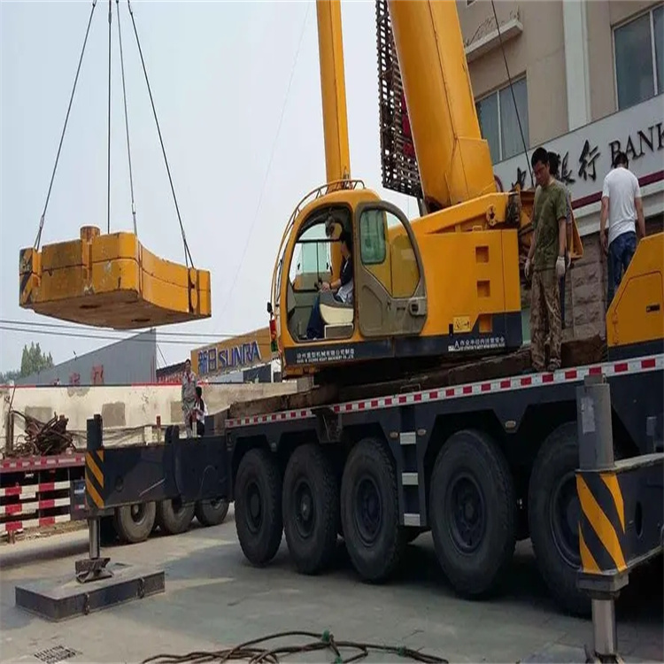 长兴县当地吊车出租|机器吊装|75吨|工厂搬迁服务